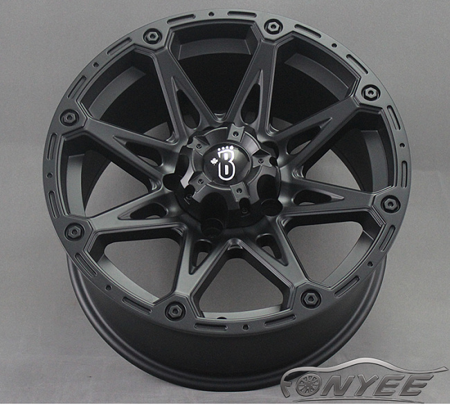 картинка Новые диски Formula R17 5x139,7 ET15 J8 черный мат магазин  StreetTuning 