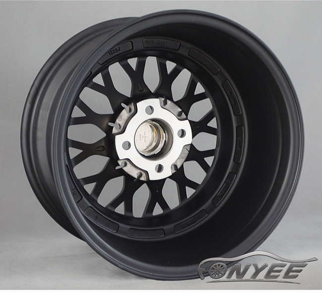 картинка Новые диски Avid.1 895 R15 4x100 ET25 J8 черный мат + серебро магазин  StreetTuning 