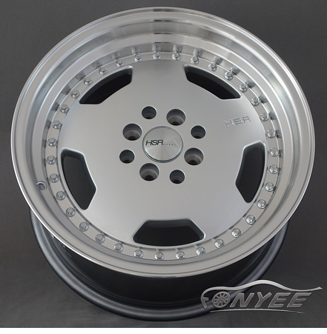 картинка Новые диски HSR R16 4x100-4x114,3 ET42 J7 серебро + полированная полка магазин  StreetTuning 