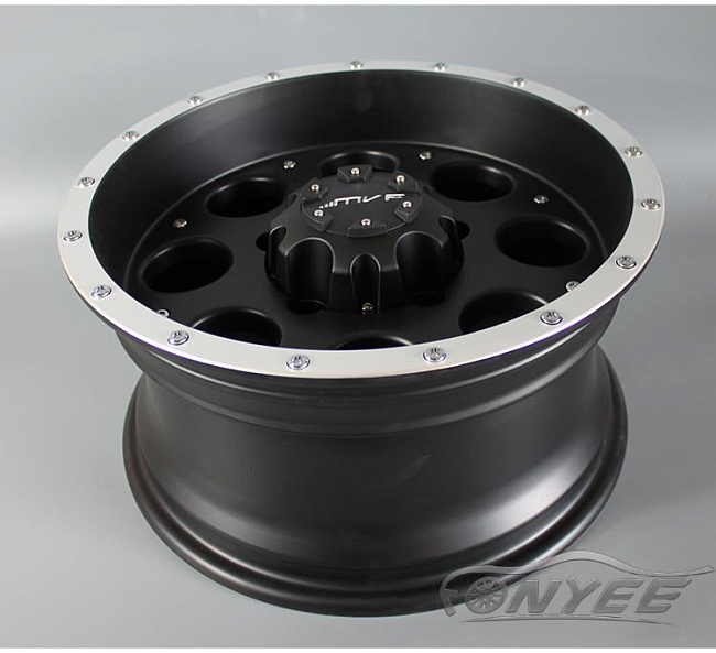 картинка Новые диски MVF-962 R16 6X139,7 ET-25 J8 черный мат + серебро магазин  StreetTuning 