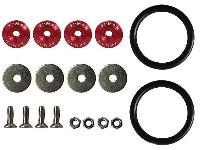 картинка Фиксатор-подтяжка обвесов Epman , цвет крансный магазин  StreetTuning 