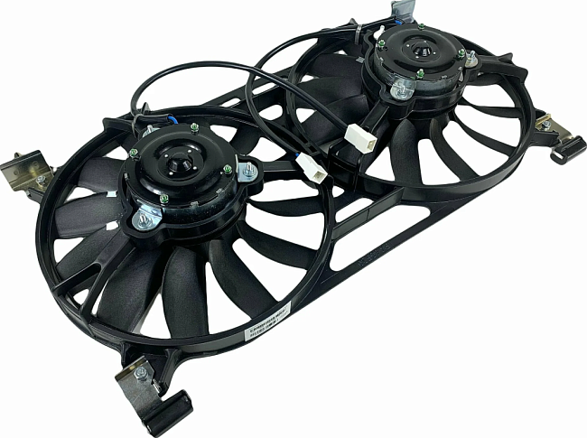 картинка Электровентилятор охлаждения для ВАЗ Нива 21213-14, 2131, двойной в сборе, (21214-1300024-41) магазин  StreetTuning 