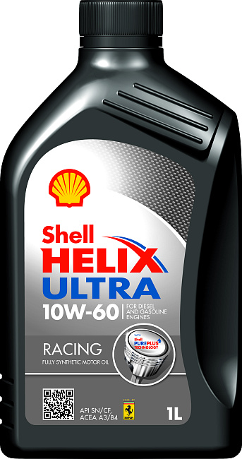 картинка Синтетическое моторное масло Shell Helix Ultra Racing 10W-60 - 1л магазин  StreetTuning 