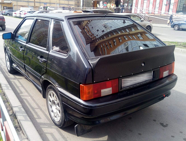 картинка Спойлер Ducktail ver.2 ВАЗ 2108|09|13|14 шагрень магазин  StreetTuning 