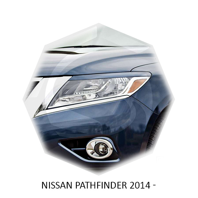 картинка Реснички на фары для  NISSAN PATHFINDER 2014г- магазин  StreetTuning 
