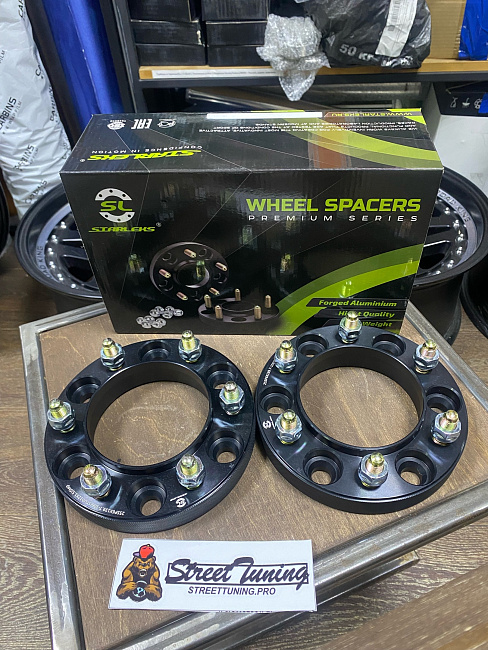 картинка Проставка Starleks 25 мм 6x139,7 цо 106 шпилечная M12x1,5 магазин  StreetTuning 