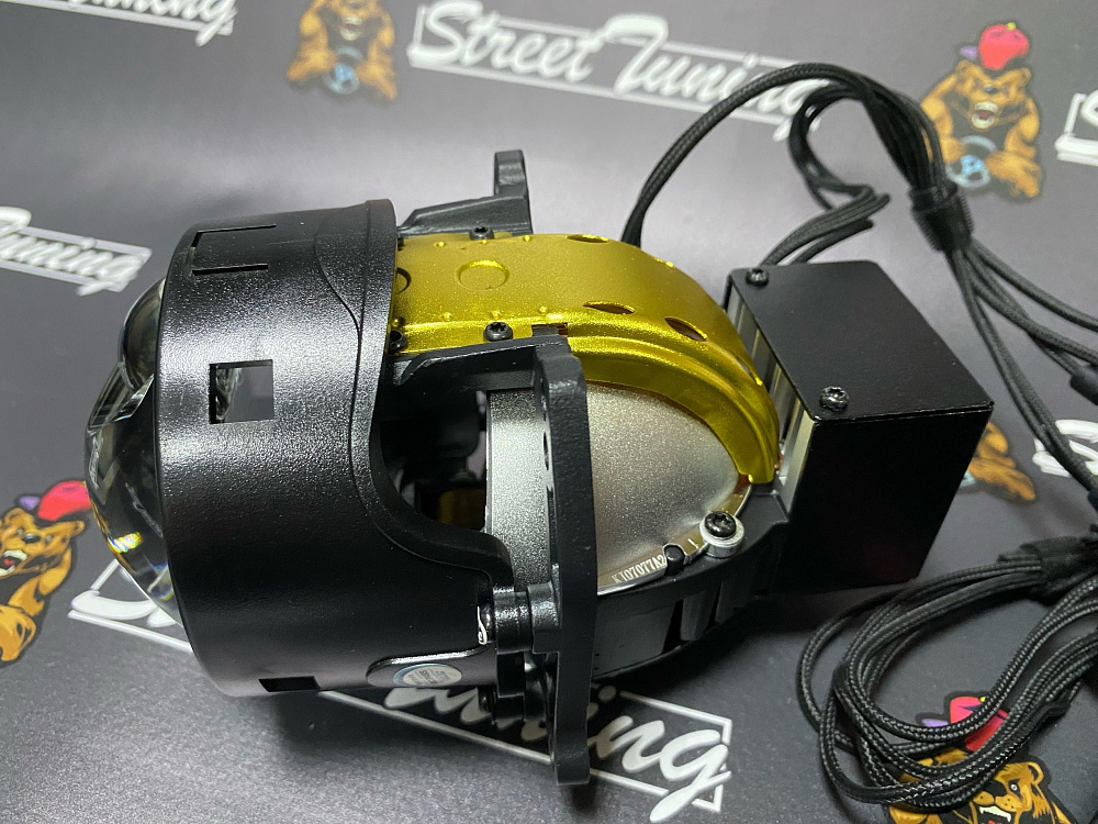 картинка Светодиодные линзы Sanvi A8L Laser, 3 дюйма 6000k от магазина  StreetTuning