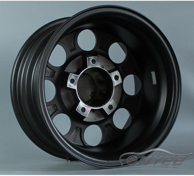 картинка Новые диски MVF-962 R16 5X150 ET-15 J8 черный мат + серебро магазин  StreetTuning 