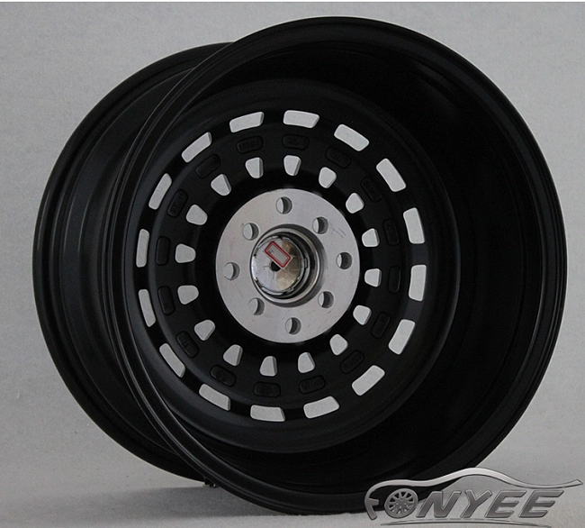 картинка Новые диски ESM 015 R16 4x100-114,3 ET15 J9 черный глянец + серебро магазин  StreetTuning 
