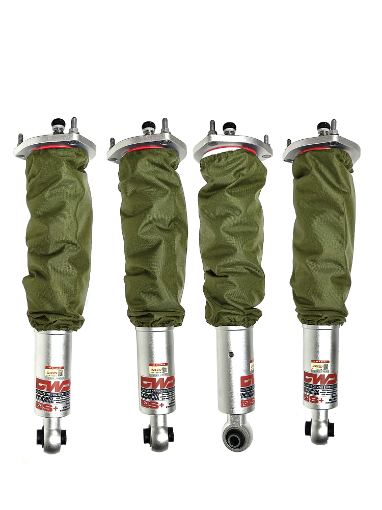 картинка Чехлы для (стоек, койловеров) Full tup Coilover Strettuning оливковые от магазина  StreetTuning