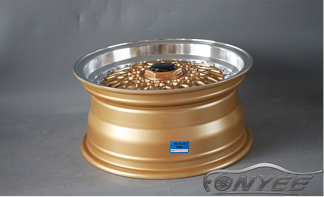 картинка Новые диски BBS RS R15 4X100/4X114,3 ET15 J8 золото + полированная полка магазин  StreetTuning 