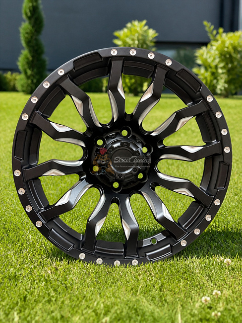 картинка Новые диски Fuel Style R17 J9 ET0 6X139.7 Black магазин  StreetTuning 