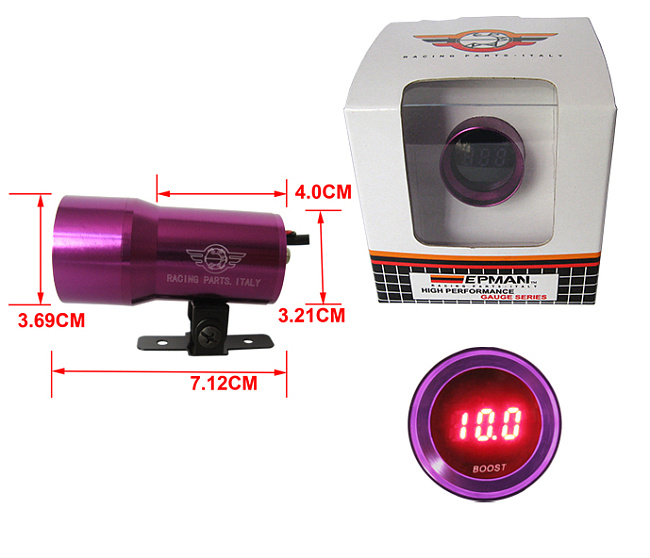 картинка Датчик давления турбины Epman 37 мм , фиолетовый магазин  StreetTuning 