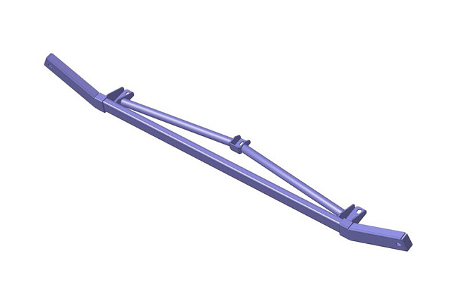 картинка Распорка в багажник со стороны фонарей для Subaru Impreza WRX STI GD 2000-2007 год магазин  StreetTuning 
