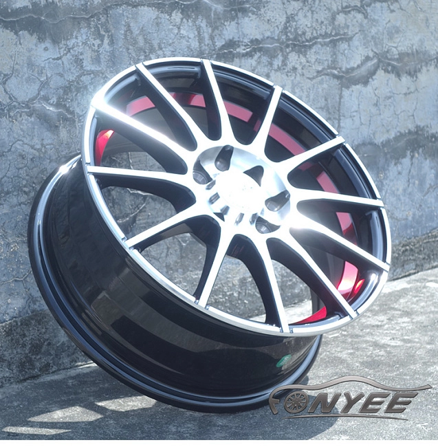 картинка Новые диски Storm Wheels R15 5x114,3 ET38 J6 черные + серебро магазин  StreetTuning 
