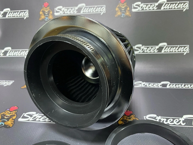 картинка Воздушный фильтр нулевого сопротивления со съемными фланцами 76/89/100 магазин  StreetTuning 
