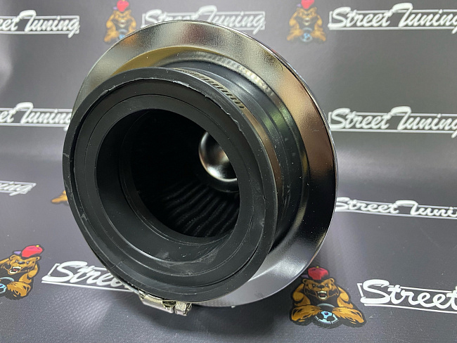 картинка Воздушный фильтр нулевого сопротивления со съемными фланцами 76/89/100 магазин  StreetTuning 