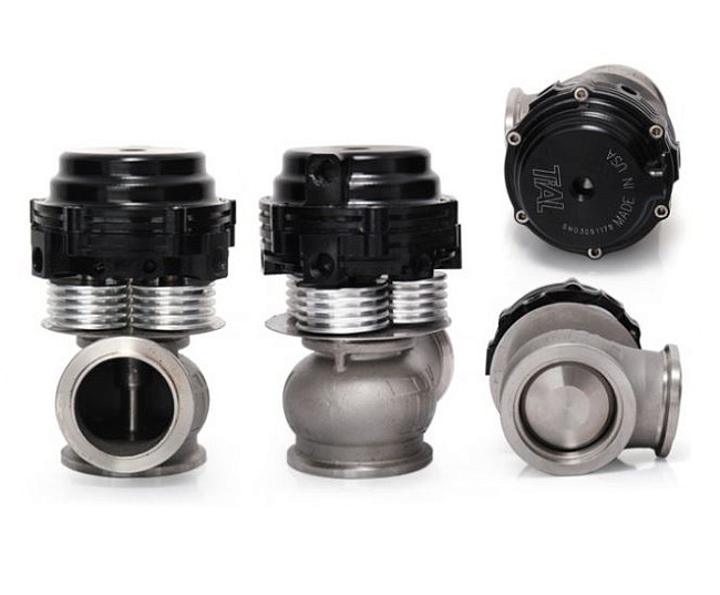 картинка Перепускной клапан турбины (Wastegate) Tial 38 мм MVS с отводами для охлаждения , черный магазин  StreetTuning 