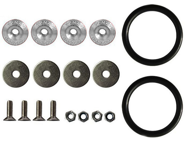 картинка Фиксатор-подтяжка обвесов Epman , цвет серебряный магазин  StreetTuning 