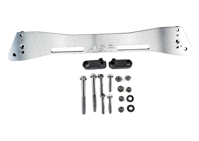 картинка Задний усилитель подрамника ASR style для Honda Civic 1992-1995 г, серебристый магазин  StreetTuning 