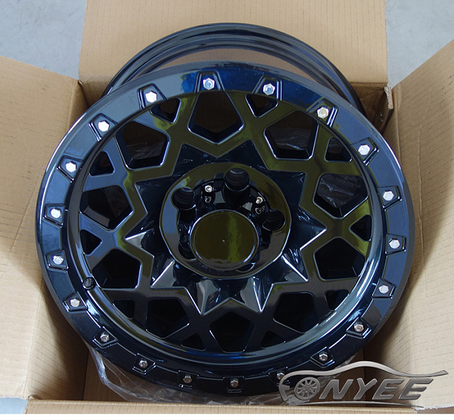 картинка Новые диски Black Rhino Sprocket R16 5X139,7 ET-25 J8,5 черный глянец магазин  StreetTuning 