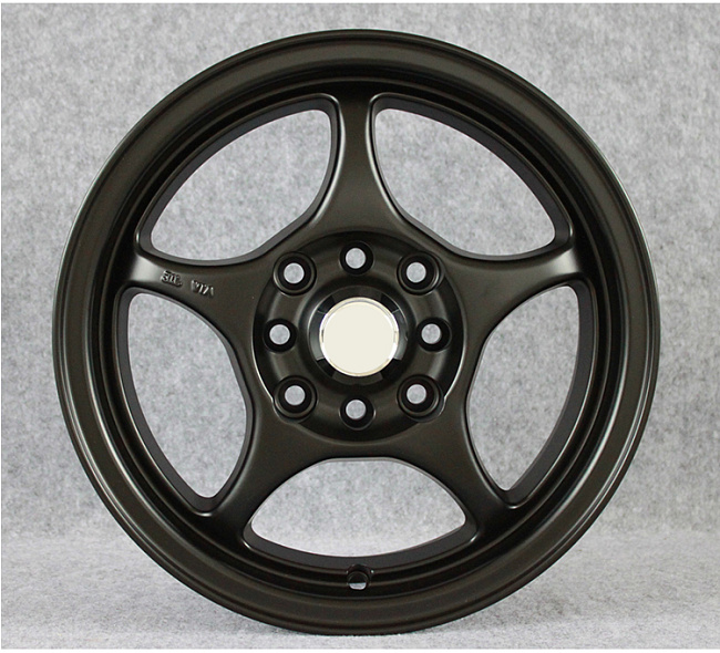 картинка Новые диски A-Tech Monoblock R14 4X100/4X114,3 ET38 J5,5 черный мат магазин  StreetTuning 