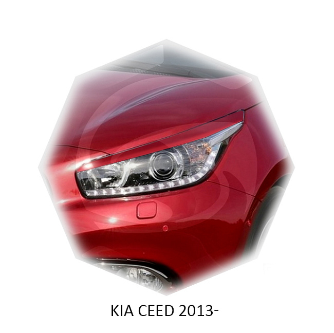 картинка Реснички на фары для  KIA CEE"D 2012-2018г магазин  StreetTuning 