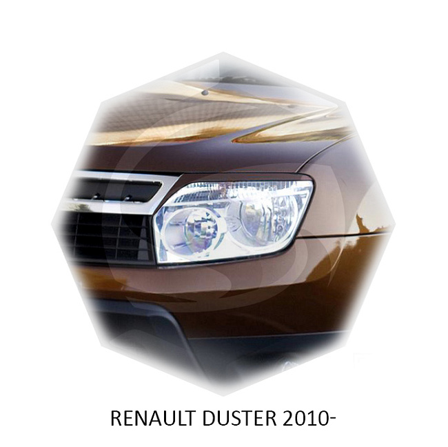 картинка Реснички на фары для  RENAULT DUSTER 2010г- магазин  StreetTuning 