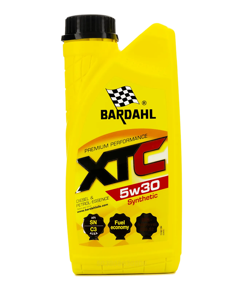 картинка Синтетическое моторное масло BARDAHL 5W30 XTC SN - 1L от магазина  StreetTuning