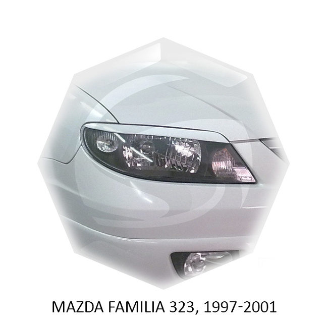 картинка Реснички на фары для  MAZDA FAMILIA 1997-2001г магазин  StreetTuning 