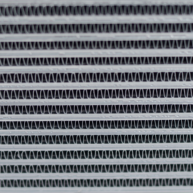 картинка Масляный радиатор 16 рядов, под фитинг AN10, серый 330x155x51 мм магазин  StreetTuning 