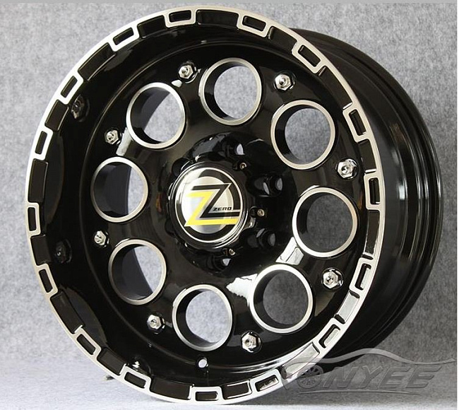 картинка Новые диски Zero R17 5х127 ET0 J8,5 черные глянцевые магазин  StreetTuning 