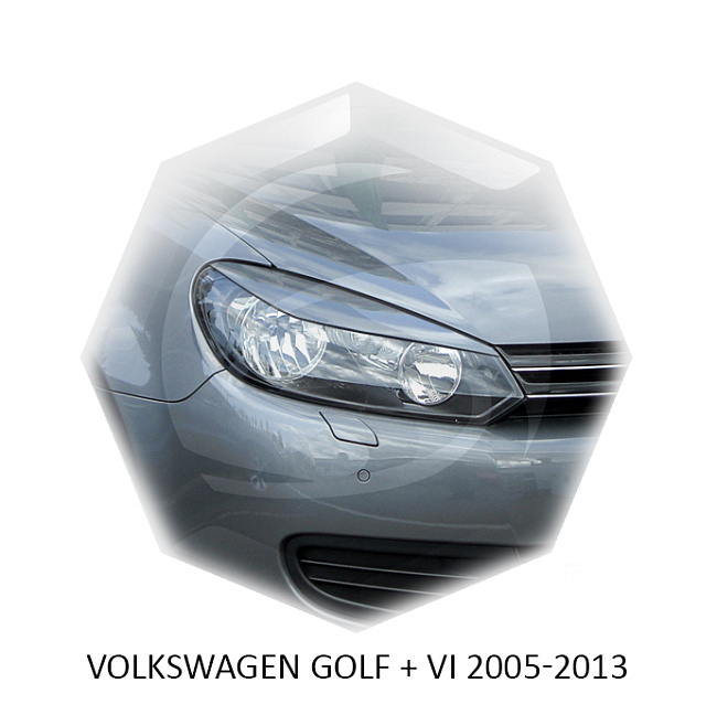 картинка Реснички на фары для  VOLKSWAGEN GOLF + VI 2005-2013г магазин  StreetTuning 
