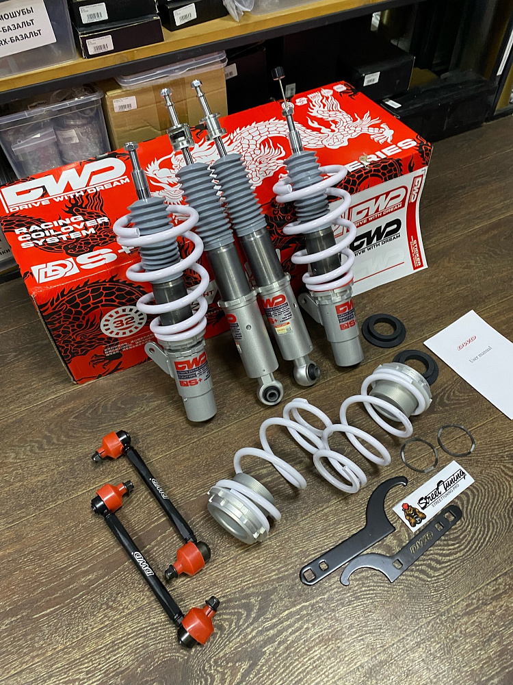 картинка Винтовая подвеска койловеры DWD Street series для Mini Cooper F55/F56 от магазина  StreetTuning