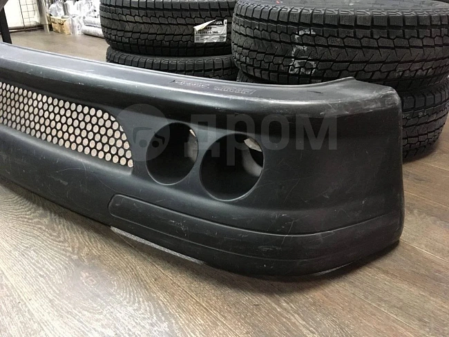картинка Накладка на передний бампер Brabus Mercedes ML-Class W163 дорестайл магазин  StreetTuning 