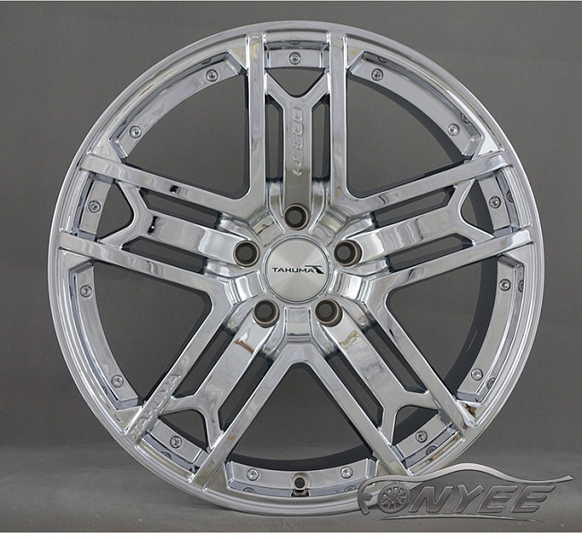 картинка Новые диски Takuma RS600 аналог Kahn RS600 R19 5х114,3 ET40 J8,5 серебро + черный магазин  StreetTuning 