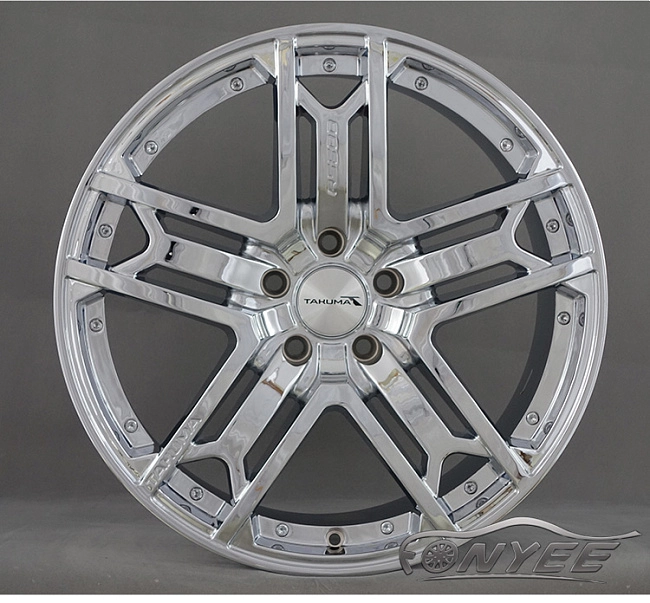 картинка Новые диски Takuma RS600 аналог Kahn RS600 R19 5х114,3 ET40 J8,5 серебро + черный магазин  StreetTuning 