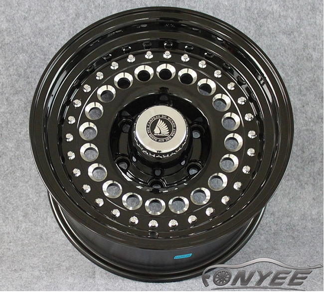 картинка Новые диски Raguna D-Force AKRO R15 6X139,7 ET-44 J10 черные + серебро магазин  StreetTuning 