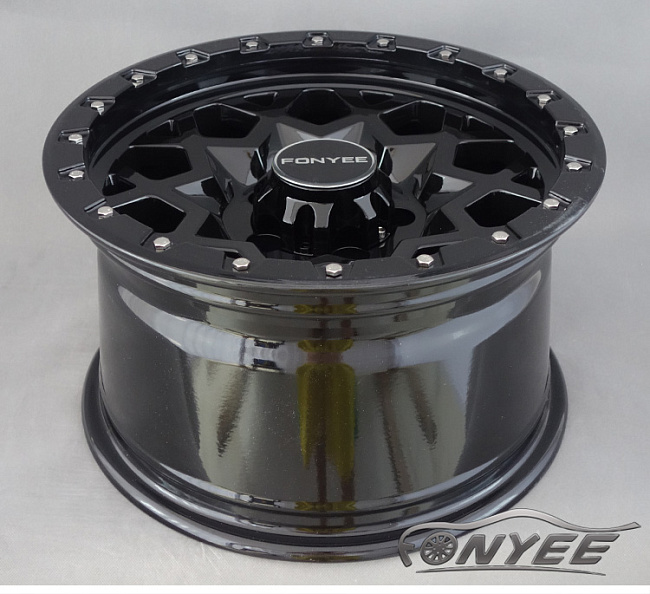 картинка Новые диски Black Rhino Sprocket R17 5X139,7 ET-10 J8,5 черный глянец магазин  StreetTuning 