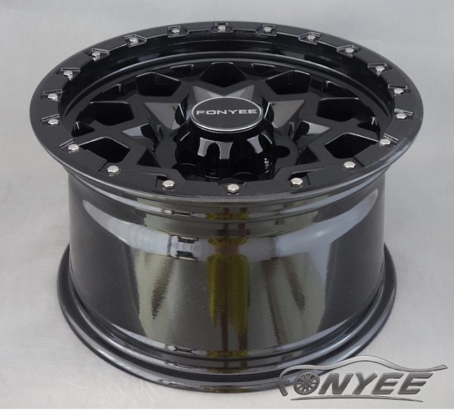 картинка Новые диски Black Rhino Sprocket R17 5X127 ET-10 J8,5 черный глянец магазин  StreetTuning 