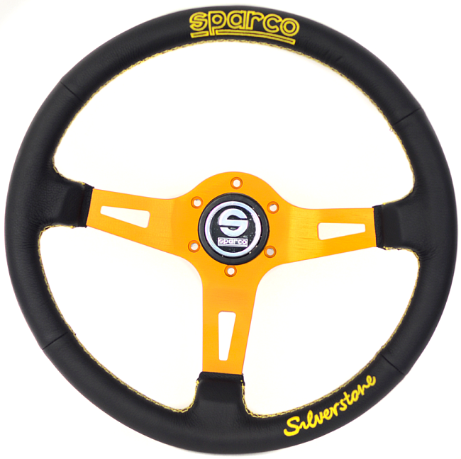 картинка Спортивный руль Sparco Style, золотой магазин  StreetTuning 