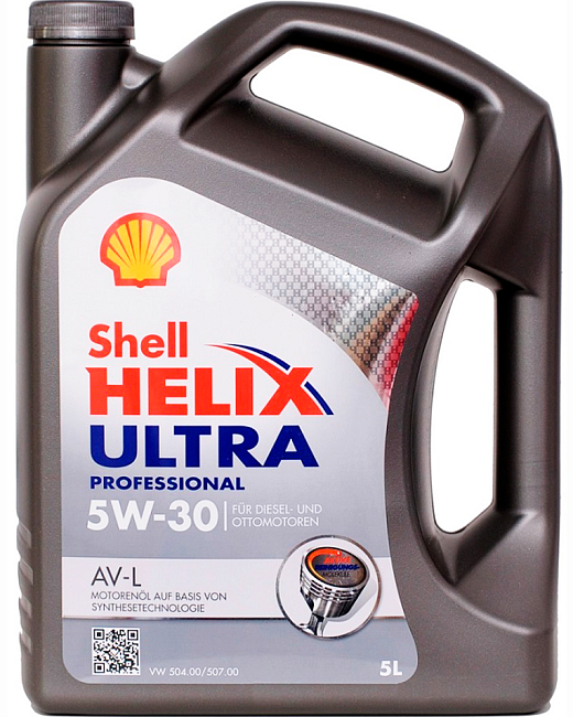 картинка Синтетическое моторное масло Shell Helix Ultra Prof AV-L 5W-30 - 4л магазин  StreetTuning 