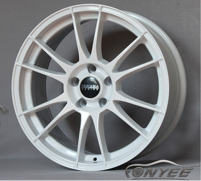 картинка Новые диски TAKUMA RLN R18 5X114,3 ET38 J9 белый глянец магазин  StreetTuning 