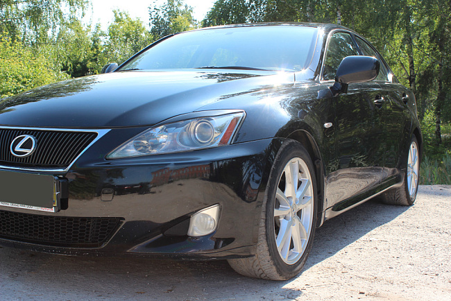 картинка Lexus IS 250 2005—2010 Накладки на передние фары (реснички) компл.-2 шт. магазин  StreetTuning 