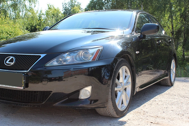 картинка Lexus IS 250 2005—2010 Накладки на передние фары (реснички) компл.-2 шт. магазин  StreetTuning 