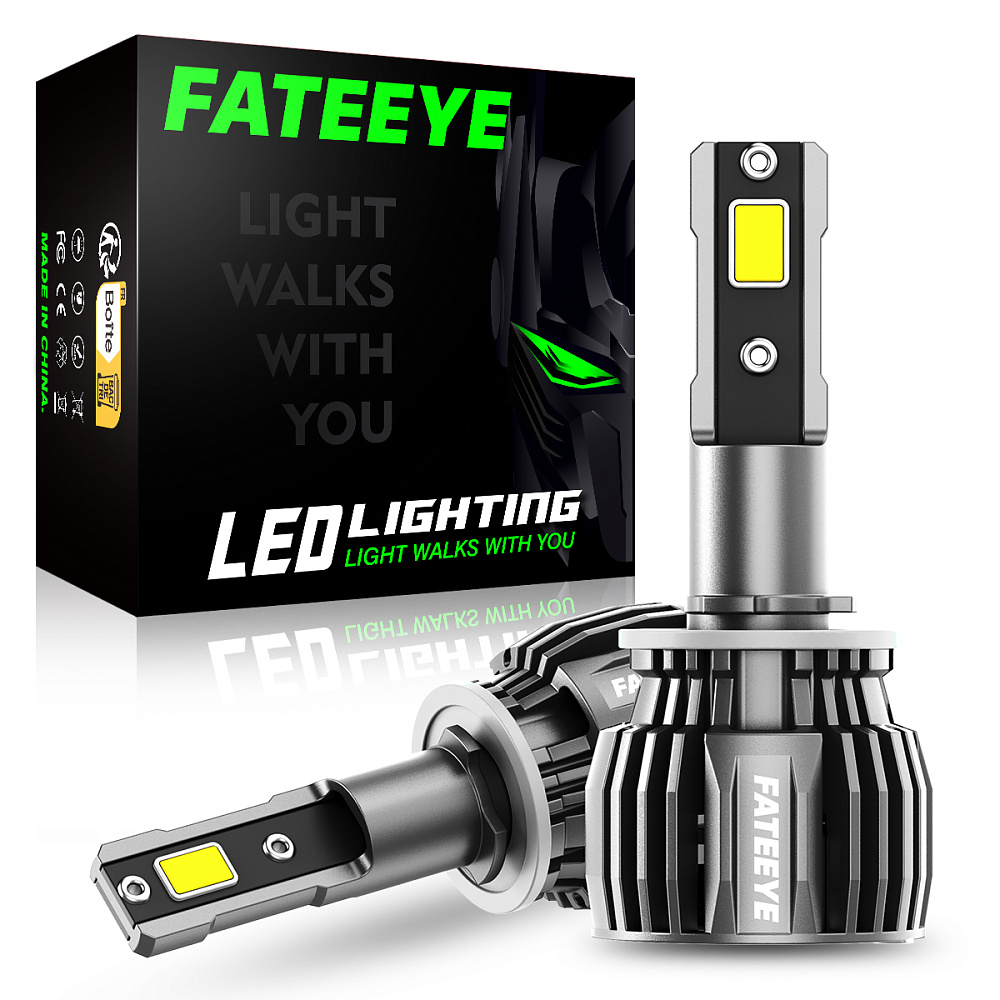 картинка Автомобильные светодиодные лампы FATEEYE F6 Led - H27 880 6500к, комплект 2 шт от магазина  StreetTuning