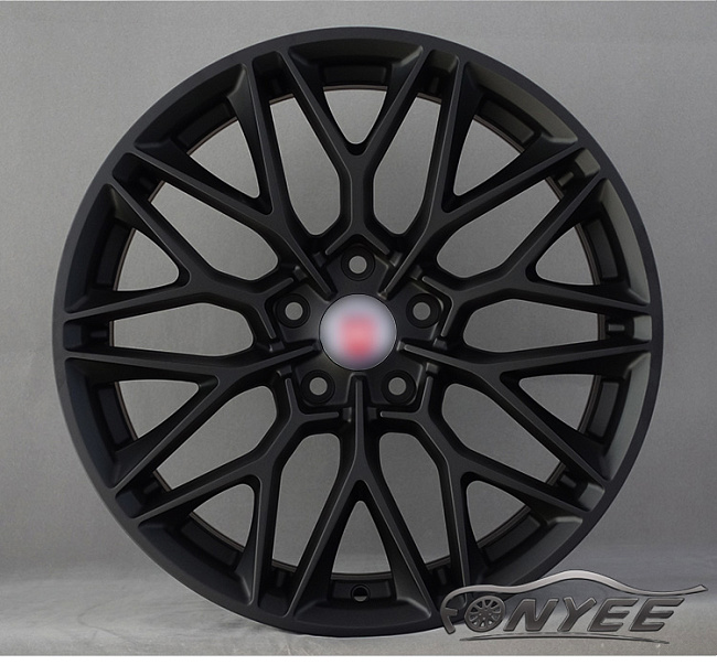 картинка Новые диски HRE P200 Replika R19 5X120 ET35 J8,5, черные матовые магазин  StreetTuning 