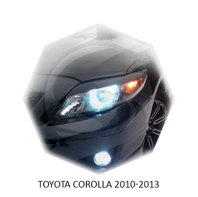 картинка Реснички на фары для  TOYOTA COROLLA 2010-2013г магазин  StreetTuning 