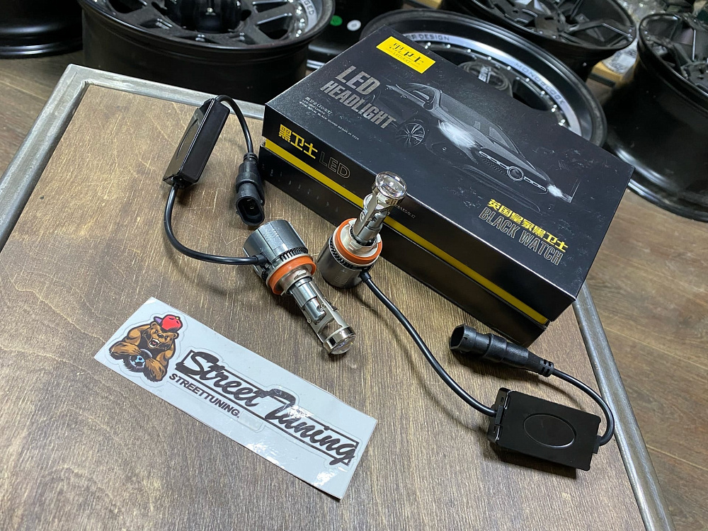 картинка Мини Bi-Led лампы Sanvi - H11 5500к, комплект 2 шт от магазина  StreetTuning