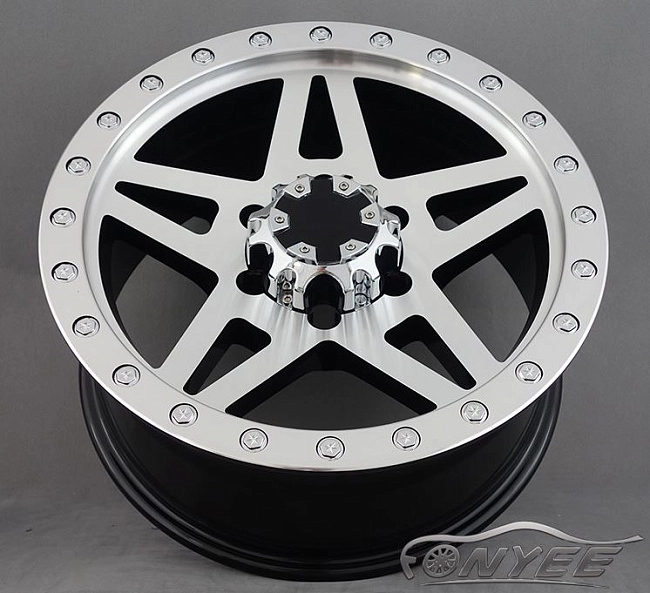 картинка Новые диски MVF-968 R17 6X139,7 ET0 J7,5 серебро полированное магазин  StreetTuning 